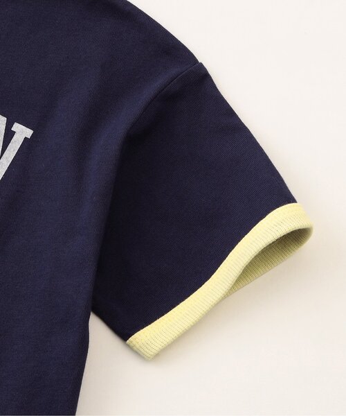 BREEZE（ブリーズ）の「【リンク】リンガー配色3柄ロゴTシャツ（Tシャツ/カットソー・キッズ・レッド/ネイビー/アイボリー・110/100/90/80/120/140/130）」の15枚目の写真