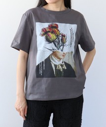 Three Four Time（スリーフォータイム）の「アートプリントTシャツ（Tシャツ/カットソー）」