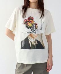 Three Four Time（スリーフォータイム）の「アートプリントTシャツ（Tシャツ/カットソー）」