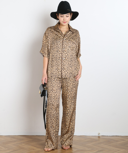 Couture d'adam(クチュールドアダム)の「【COUTURE D'ADAM/クチュールドアダム】Leopard Italian Print Shirt(シャツ/ブラウス・レディース・キャメル・FREE)」の19枚目の写真