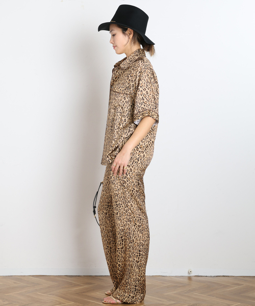 Couture d'adam(クチュールドアダム)の「【COUTURE D'ADAM/クチュールドアダム】Leopard Italian Print Shirt(シャツ/ブラウス・レディース・キャメル・FREE)」の18枚目の写真
