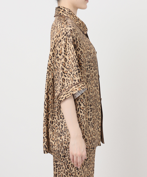Couture d'adam(クチュールドアダム)の「【COUTURE D'ADAM/クチュールドアダム】Leopard Italian Print Shirt(シャツ/ブラウス・レディース・キャメル・FREE)」の13枚目の写真