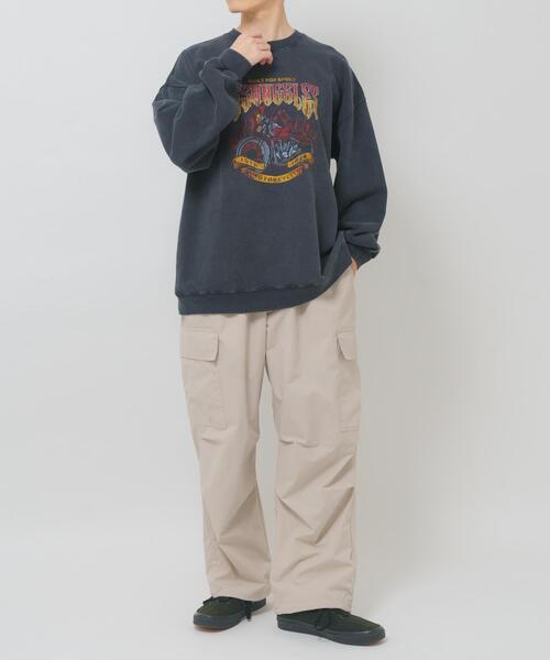 ITEMS URBANRESEARCH（アイテムズ アーバンリサーチ）の「高機能 ウエストイージーポリカーゴパンツ（その他パンツ・メンズ・チャコールグレー/アイボリー/ブラック/カーキ・LARGE/MEDIUM/SMALL）」の7枚目の写真