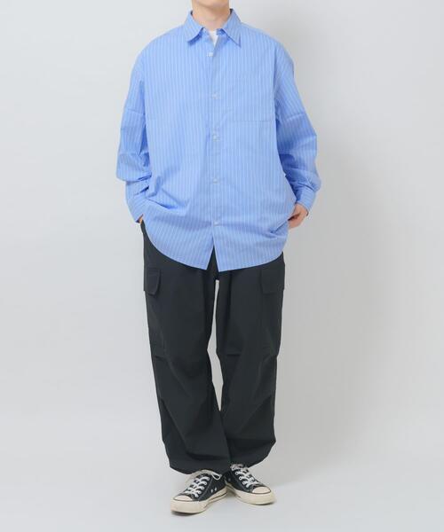 ITEMS URBANRESEARCH(アイテムズ アーバンリサーチ)の「『接触冷感/イージーケア』高機能 ウエストイージーポリカーゴパンツ(その他パンツ・メンズ・チャコールグレー/アイボリー/ブラック/カーキ・LARGE/MEDIUM/SMALL)」の20枚目の写真