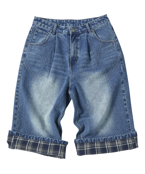 TRAVEL(トラベル)の「モアライニングバミューダデニムショーツブルー(その他パンツ・レディース・その他・SMALL/MEDIUM/LARGE)」の2枚目の写真
