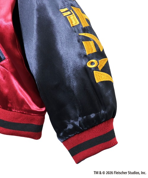 BETTY BOOP(ベティ・ブープ)の「BETTY BOOP×PANDIESTA OIRAN-DOUCHU BETTYリバーシブルスカジャン(M2)(スカジャン・メンズ・ワイン/ブラック・M/XXL/XL/L)」の7枚目の写真