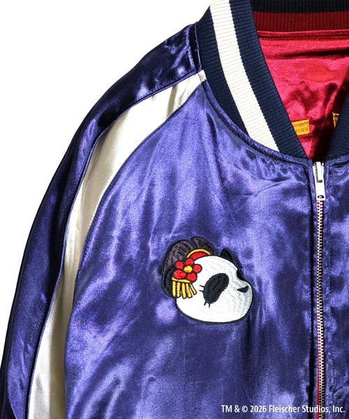 BETTY BOOP(ベティ・ブープ)の「BETTY BOOP×PANDIESTA OIRAN-DOUCHU BETTYリバーシブルスカジャン(M2)(スカジャン・メンズ・ワイン/ブラック・M/XXL/XL/L)」の16枚目の写真