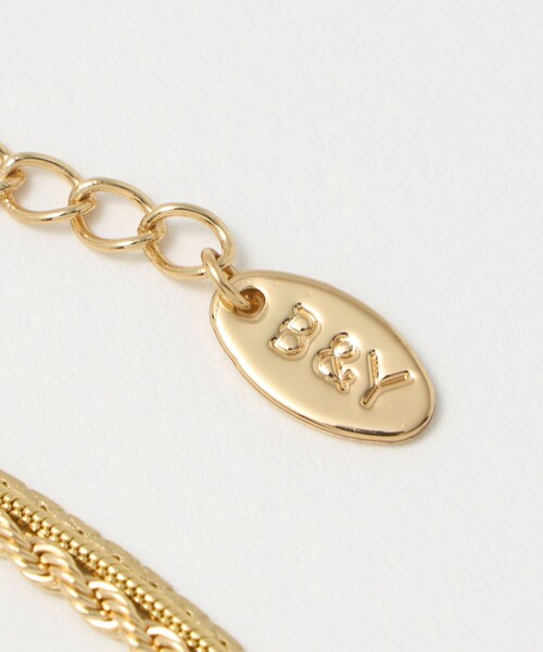 BEAUTY&YOUTH UNITED ARROWS(ビューティーアンドユースユナイテッドアローズ)の「メタルトップ ミックスチェーン 3連 ネックレス(ネックレス・レディース・シルバー/ゴールド・FREE)」の7枚目の写真
