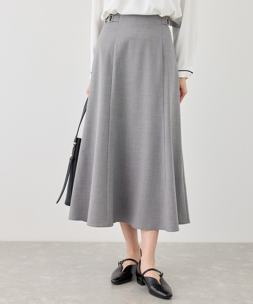 ROPE' PICNIC（ロペピクニック）の「カナパ サイドベルトマーメイドスカート/セットアップ対応・UV・抗菌防臭・接触冷感（スカート・レディース・グレー/グリーン系その他/ベージュ系その他2/ダークブラウン/ネイビー/ベージュ・M/S/L）」の10枚目の写真