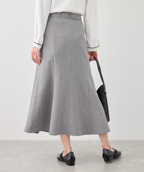 ROPE' PICNIC（ロペピクニック）の「カナパ サイドベルトマーメイドスカート/セットアップ対応・UV・抗菌防臭・接触冷感（スカート・レディース・グレー/グリーン系その他/ベージュ系その他2/ダークブラウン/ネイビー/ベージュ・M/S/L）」の13枚目の写真