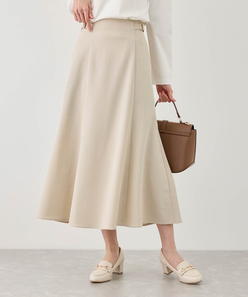 ROPE' PICNIC（ロペピクニック）の「カナパ サイドベルトマーメイドスカート/セットアップ対応・UV・抗菌防臭・接触冷感（スカート・レディース・グレー/グリーン系その他/ベージュ系その他2/ダークブラウン/ネイビー/ベージュ・M/S/L）」の22枚目の写真