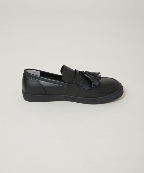 NANO universe(ナノユニバース)の「タッセルローファースニーカー(ローファー・メンズ・ブラック・S/M/L)」の3枚目の写真