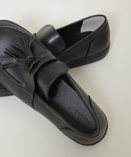 NANO universe(ナノユニバース)の「タッセルローファースニーカー(ローファー・メンズ・ブラック・S/M/L)」の8枚目の写真