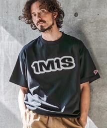 1minute 1second（ワンミニットワンセカンド）の「mt10280-1M1S chenille embroidered patch drawcord cut&sewn ドローコードTシャツ(1M26N260)（Tシャツ/カットソー）」