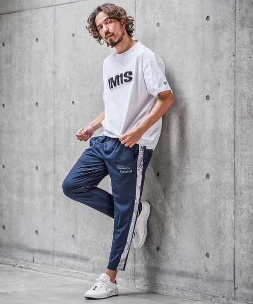 1minute 1second(ワンミニットワンセカンド)の「mt10280-1M1S chenille embroidered patch drawcord cut&sewn ドローコードTシャツ(1M26N260)(Tシャツ/カットソー・メンズ・チャコール/ホワイト/ブラック・XL/L/M)」の7枚目の写真