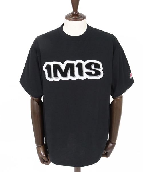 1minute 1second(ワンミニットワンセカンド)の「mt10280-1M1S chenille embroidered patch drawcord cut&sewn ドローコードTシャツ(1M26N260)(Tシャツ/カットソー・メンズ・チャコール/ホワイト/ブラック・XL/L/M)」の18枚目の写真