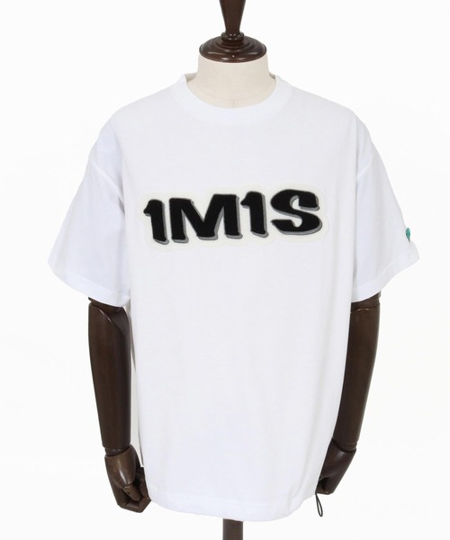 1minute 1second(ワンミニットワンセカンド)の「mt10280-1M1S chenille embroidered patch drawcord cut&sewn ドローコードTシャツ(1M26N260)(Tシャツ/カットソー・メンズ・チャコール/ホワイト/ブラック・XL/L/M)」の19枚目の写真