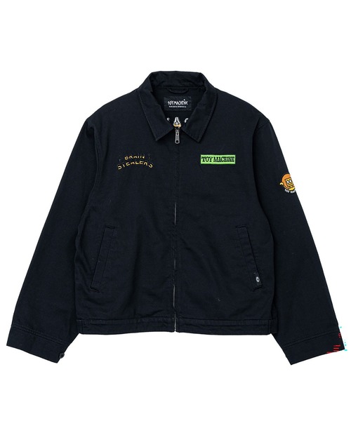 TOY　MACHINE（トイ　マシーン）の「TM BRAIN STEELERS WORK JACKET（その他アウター・メンズ・ブラック/オリーブ・M/L/XL）」の3枚目の写真