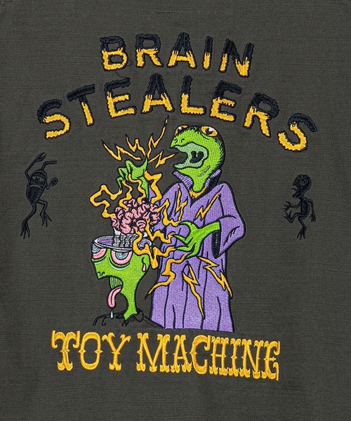TOY　MACHINE（トイ　マシーン）の「TM BRAIN STEELERS WORK JACKET（その他アウター・メンズ・ブラック/オリーブ・M/L/XL）」の16枚目の写真
