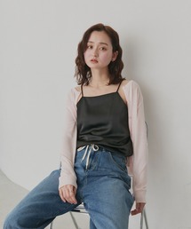 ad thie（アドティエ）の「シルキー サテン キャミソール（キャミソール）」