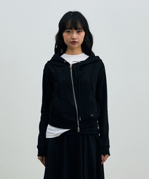 ARI（アリ）の「SILENT MIRAGE CROP HOOD ZIP-UP / BLACK（パーカー）」