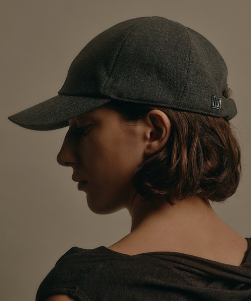 IRIS47（イリスフォーセブン）の「【IRIS 47】tropic wool cap/トロピック ウール キャップ WT79（キャップ・レディース・ベージュ/ブラック・FREE）」の2枚目の写真