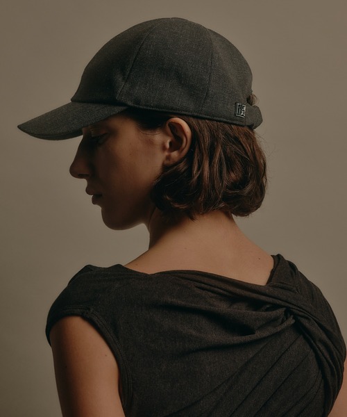 IRIS47（イリスフォーセブン）の「【IRIS 47】tropic wool cap/トロピック ウール キャップ WT79（キャップ・レディース・ベージュ/ブラック・FREE）」の3枚目の写真