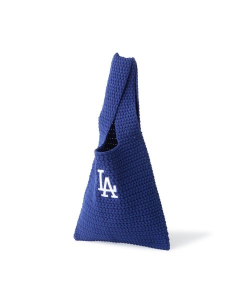 NEW ERA(ニューエラ)の「NEW ERA KNIT TOTE BAG LOS ANGELES DODGERS(ニューエラ ニット トートバッグ ロサンゼルス・ドジャース)(トートバッグ・メンズ・ブルー系・ONE SIZE)」の2枚目の写真