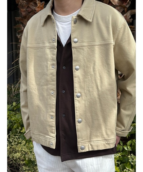 BANANA REPUBLIC FACTORY STORE(バナナリパブリック ファクトリーストア)の「BANANA REPUBLIC FACTORY STORE リラックス ガーメントダイ ジャケット(その他アウター・メンズ・ベージュ・S/XL/L/M)」の8枚目の写真