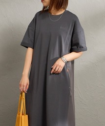 UNIVERSAL OVERALL（ユニバーサルオーバーオール）の「【WEB先行予約】[UNIVERSAL OVERALL ユニバーサルオーバーオール] 別注 異素材切り替え マキシ丈ワンピース（ワンピース）」