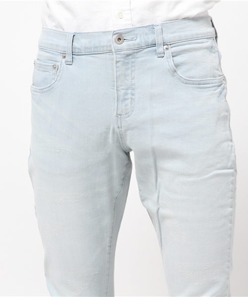 Lui's（ルイス）の「Lui's(ルイス) スキニーデニムパンツ（デニムパンツ・メンズ・ブルー/ライトブルー・MEDIUM/SMALL/LARGE/X-SMALL）」の10枚目の写真