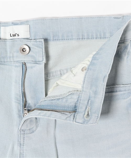 Lui's（ルイス）の「Lui's(ルイス) スキニーデニムパンツ（デニムパンツ・メンズ・ブルー/ライトブルー・MEDIUM/SMALL/LARGE/X-SMALL）」の13枚目の写真