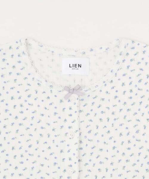 petit main LIEN（プティマインリアン）の「【親子リンク】UV針抜きカットカーディガン（カーディガン/ボレロ・レディース・トップグレー/オフホワイト/カラフル・F）」の5枚目の写真