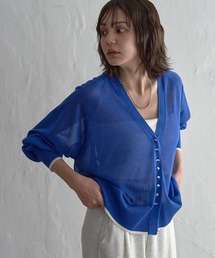 notch.（ノッチ）の「【 notch. by yui 】バイカラーシアーカーディガン（カーディガン/ボレロ）」