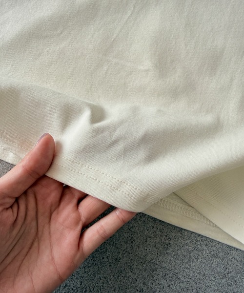 pyornim(ピョルニム)の「フラワー 刺繍 半袖 Tシャツ(Tシャツ/カットソー・レディース・グレー/ホワイト/アイボリー・F)」の6枚目の写真