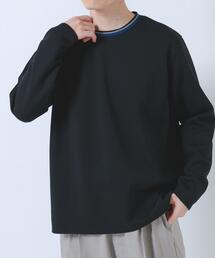 ITEMS URBANRESEARCH | ヘリンボンリブロングスリーブカットソー(Tシャツ/カットソー)