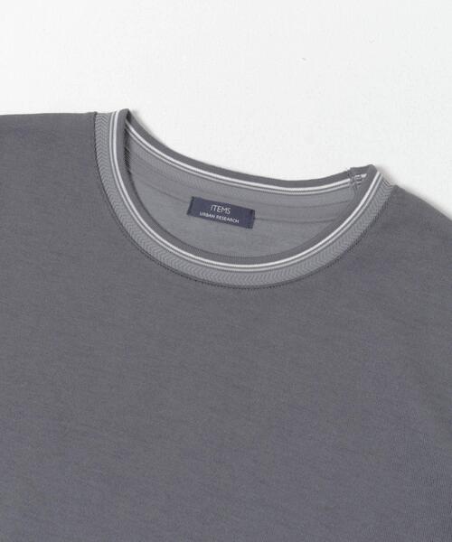 ITEMS URBANRESEARCH(アイテムズ アーバンリサーチ)の「ヘリンボンリブロングスリーブカットソー(Tシャツ/カットソー・メンズ・グレー/ブラック/ホワイト/ネイビー・LARGE/MEDIUM)」の17枚目の写真