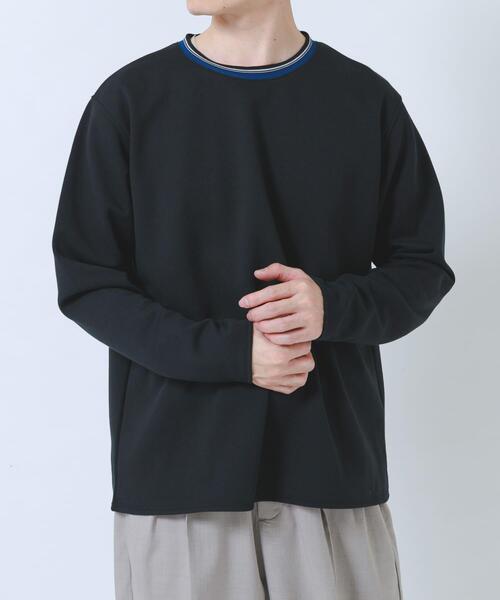 ITEMS URBANRESEARCH(アイテムズ アーバンリサーチ)の「ヘリンボンリブロングスリーブカットソー(Tシャツ/カットソー・メンズ・グレー/ブラック/ホワイト/ネイビー・LARGE/MEDIUM)」の19枚目の写真