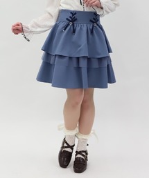 リボン付きティアードスカパン