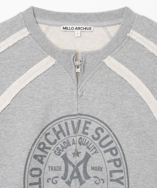 Millo Archive（ミロ アーカイブ）の「デニッシュボルドジップアップ[メランジグレー]（ナイロンジャケット・メンズ・その他・MEDIUM/LARGE/X-LARGE）」の2枚目の写真