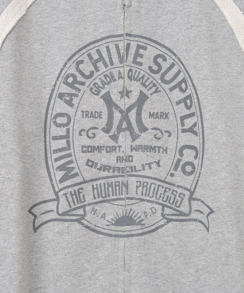 Millo Archive（ミロ アーカイブ）の「デニッシュボルドジップアップ[メランジグレー]（ナイロンジャケット・メンズ・その他・MEDIUM/LARGE/X-LARGE）」の3枚目の写真
