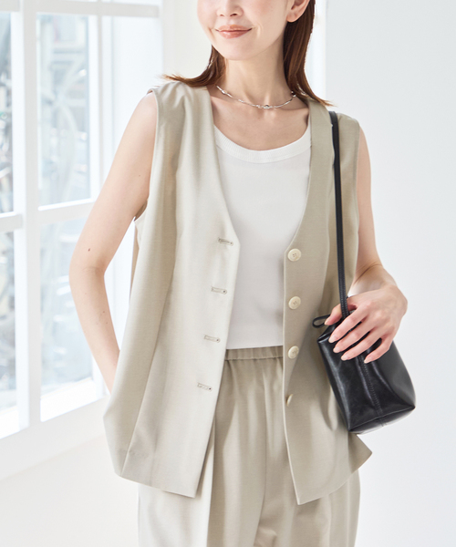 U by SPICK&SPAN（ユーバイスピックアンドスパン）の「《追加》LOW CLASSIC Lc LEATHER CARAMEL BOXBAG2（ハンドバッグ・レディース・ブラック・FREE）」の6枚目の写真