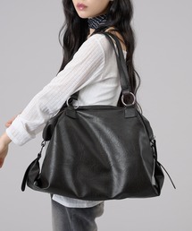 【apresjour mignon×ARIAZ】フェイクレザーBigボストンバッグ