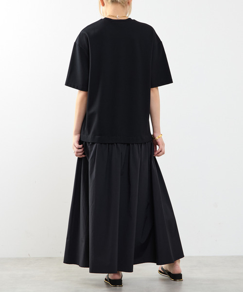 SOFFITTO(ソフィット)の「ドッキングワンピース(ワンピース・レディース・ダークベージュ/ブラック・S/M)」の3枚目の写真