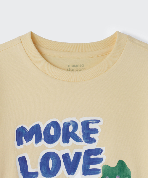 MUSINSA STANDARD KIDS（ムシンサスタンダードキッズ）の「[スロコースターコラボ] リラックスドTシャツ2パック3（Tシャツ/カットソー・レディース・その他・110/120/130/140/150）」の4枚目の写真