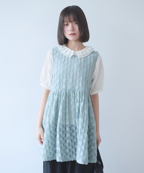 ドロップジャカード tunic ベスト