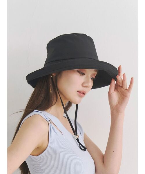 MERCURYDUO（マーキュリーデュオ）の「遮光芯ツバ広ハット（ハット・レディース・ブラック/ベージュ・FREE）」の13枚目の写真