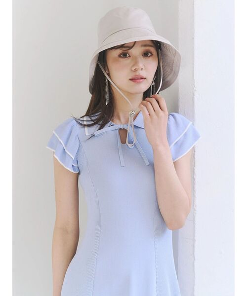 MERCURYDUO（マーキュリーデュオ）の「遮光芯ツバ広ハット（ハット・レディース・ブラック/ベージュ・FREE）」の14枚目の写真