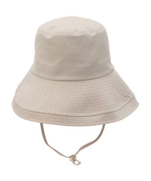 MERCURYDUO（マーキュリーデュオ）の「遮光芯ツバ広ハット（ハット・レディース・ブラック/ベージュ・FREE）」の4枚目の写真