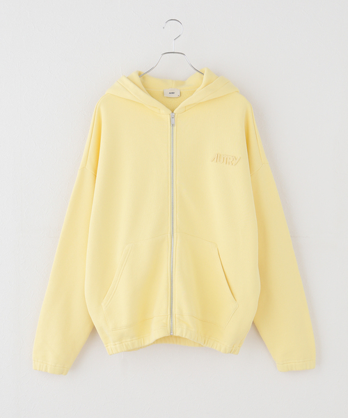 plage（プラージュ）の「AUTRY / オートリー HOODIE ZIP パーカー（パーカー・レディース・グレー/イエロー・FREE）」の2枚目の写真